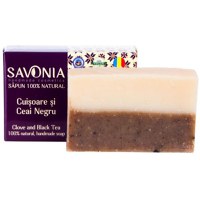 Sapun Natural cu Cuisoare si Ceai Negru Savonia, 90g - 1