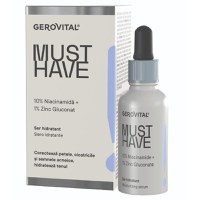 Ser Hidratant 10% Niacinamida Gerovital Must Have, 30ml - 1