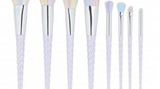 Set 8 Pensule Unicorn Pastel pentru Machiaj - Mimo Makeup Brush Unicorn Pastel, 8 buc