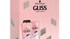 Set Cadou Gliss Split End Miracle pentru Par Deteriorat, cu Varfurile Despicate - Sampon 250 ml + Balsam 250 ml