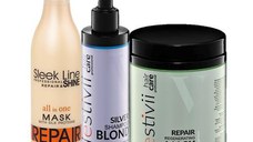 Set Ingrijire Profesionala Intensiva a Parului Blond - Destivii (Sampon - 200ml, Masca - 1000ml, Balsam - 200ml)