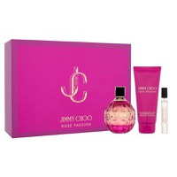 Set Jimmy Choo Rose Passion: Apa de Parfum 100 ml + Apa de Parfum Travel Size 7.5 ml + Lotiune de Corp 100 ml - 1