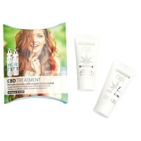 Set miniproduse cu ulei organic din seminte de canepa pentru par CBD Abril et Nature (Sampon 30ml, masca 30ml) - 1