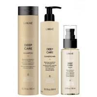 Set pentru reparare, Lakme Teknia Deep Care Sampon 300ml + Balsam 300ml + Ser 100ml - 1