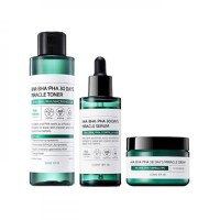 Set Toner 50 ml + Serum 50 ml + Crema 60 ml Some By Me cu Aha, Bha si Pha 30 Days Miracle - 1