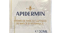 SHORT LIFE - Apidermin Crema de Fata cu Laptisor de Matca si Vitamina A Complex Apicol Veceslav Harnaj, 30ml