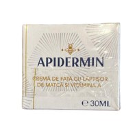 SHORT LIFE - Apidermin Crema de Fata cu Laptisor de Matca si Vitamina A Complex Apicol Veceslav Harnaj, 30ml - 1