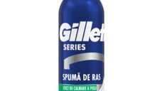 Spuma de Ras pentru Pielea Sensibila cu Aloe Vera - Gillette Shave Foam Sensitive Skin Soothing, 200 ml