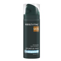 Spuma de ras Sensitive Gerovital Men, 200ml - 1