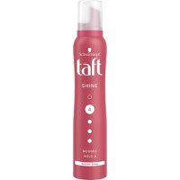 Spuma Modelatoare pentru Stralucire si Fixare Puternica - Schwarzkopf Taft Shine Mousse Hold 4, 200 ml - 1