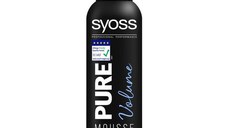 Spuma Modelatoare pentru Volum si Fixare Puternica - Syoss Professional Performance Pure Volume Mousse, 250 ml