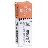 Stick 2 in 1 Vegan pentru Buze si Obraji Multi Stick Beauty Made Easy, nuanta 04 Orange, 6 g - 1