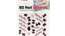 Sticker unghii, Global Fashion, 3D Nail Sticker, Fam-010, Multicolor, 1 set