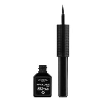 Tus de Ochi Lichid - L&#039;Oreal Paris Matte Signature Liquid Eyeliner, nuanta 01 Ink Black, 1 buc - 1