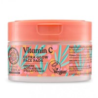 Ultra Glow Pads Comprese pentru Ten cu Vitamina C si Acizi AHA Oblepikha C-Berrica, 20 buc - 1