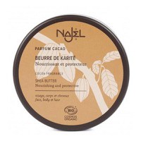 Unt de Shea Organic cu Aroma de Cacao Najel, 100 g - 1