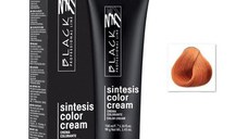 Vopsea Crema Permanenta - Black Professional Line Sintesis Color Cream, nuanta 8.4 Copper Light Blonde, 100ml