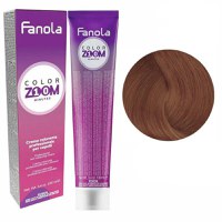 Vopsea Crema Permanenta - Fanola Color Zoom 10 Minutes, nuanta 7.4 Copper Blonde, 100 ml - 1