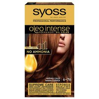 Vopsea de Par Demi-permanenta - Syoss Professional Performance Oleo Intense Permanent Oil Color, nuanta 6-76 Aramiu Cald - 1