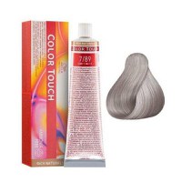 Vopsea de Par Demipermanenta - Wella Professionals Color Touch, 7/89, blond mediu albastrui perlat, 60 ml - 1