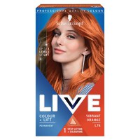 Vopsea de Par Permanenta - Schwarzkopf Live Color +Lift Permanent, nuanta L74 Vibrant Orange - 1