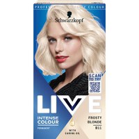 Vopsea de Par Permanenta - Schwarzkopf Live Intense Color Permanent, nuanta B11 Frosty Blond - 1