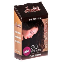 Vopsea de Par Premium Henna Sonia, Cafeniu, 60 g - 1