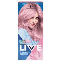 Vopsea de Par Semipermanenta - Schwarzkopf Live Pretty Pastels Ultra Brights Semi-permanent, nuanta P123 Rose Gold - 1