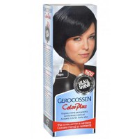 Vopsea de Par Silk&amp;Shine Gerocossen Color Plus, nuanta 1 Negru, 50 g - 1