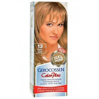 Vopsea de Par Silk&amp;Shine Gerocossen Color Plus, nuanta 13 Blond Aluna, 50 g - 1