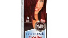 Vopsea de Par Silk&Shine Gerocossen Color Plus, nuanta 8 Acaju Inchis, 50 g