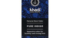 Vopsea Naturala Henna Negru Indigo Khadi, 100 g