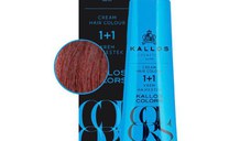 Vopsea Permanenta - Kallos Colors Cream Hair Colour nuanta 7V Rosu Inchis