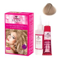 Vopsea Permanenta - Kallos Glow Long Lasting Cream Hair Colour Nuanta 910 Blond Cenusiu Deschis - 1