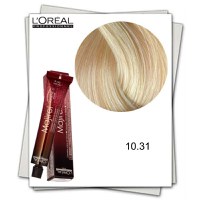 Vopsea Permanenta - L&#039;Oreal Professionnel Majirel Ionene G Incell 10.31 blond f foarte deschis auriu - 1