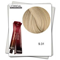 Vopsea Permanenta - L&#039;Oreal Professionnel Majirel Ionene G Incell 9.31 blond foarte deschis auriu cenusiu - 1