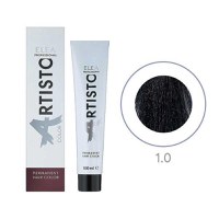 Vopsea permanenta pentru par Elea Professional Artisto Color, 1 Negru, 100 ml - 1