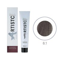 Vopsea permanenta pentru par Elea Professional Artisto Color, 8/1 Castaniu deschis gri, 100 ml - 1