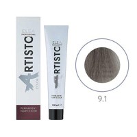 Vopsea permanenta pentru par Elea Professional Artisto Color, 9/1 Blond gri, 100 ml - 1