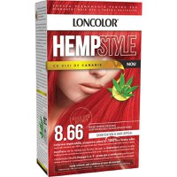 Vopsea Permanenta pentru Par Loncolor Expert HempStyle, nuanta 8.66 rosu intens - 1