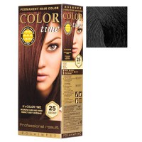 Vopsea Permanenta pentru Par Rosa Impex Color Time, nuanta 10 Black - 1