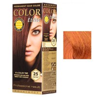 Vopsea Permanenta pentru Par Rosa Impex Color Time, nuanta 69 Copper Passion - 1