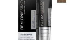 Vopsea Permanenta - Revlon Professional Revlonissimo Colorsmetique High Coverage Permanent Hair Color, nuanta 7.41 Natural Chestnut Blonde, 60 ml