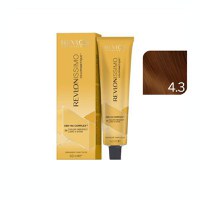 Vopsea Permanenta - Revlon Professional Revlonissimo Colorsmetique Ker-Ha Complex Permanent Hair Color, nuanta 4.3 Medium Golden Brown, 60 ml - 1