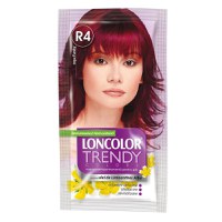 Vopsea Semipermanenta Loncolor Trendy Colors, nuanta R4 rosu funky, 2x 25 ml - 1