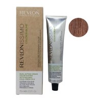 Vopsea Vegana Demi-permanenta - Revlon Professional Color Sublime by Revlonissimo Ammonia Free Permanent Color, nuanta 6.4 Dark Copper Blonde, 75 ml - 1