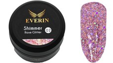 Gel color Shimmer Rose Glitter Everin 5ml- 02 - SRG-02 - Everin.ro