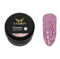 Gel color Shimmer Rose Glitter Everin 5ml- 02 - SRG-02 - Everin.ro - 1