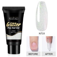 Polygel Glitter Natali NT01 - SPARKLE01 - Everin - 1