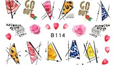 Sticker decor unghii B114 - B114 - Everin.ro